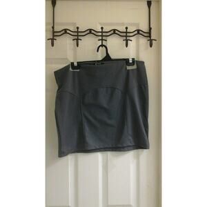 Hype Skirt, gray, sexy mini, women's size L polyester, stretch, Casual, NWT
